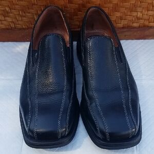 Sandro Men's Black Leather Slip-On Shoes 8D